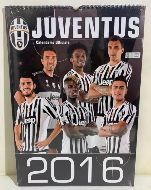 49174 CALENDARIO 2016 - Juventus - Official Product - SIGILLATO