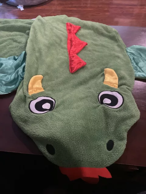 Manta suave y cariñosa Snuggie Tails dragón verde COMO SE VE EN TV Vacaciones dinosaurio