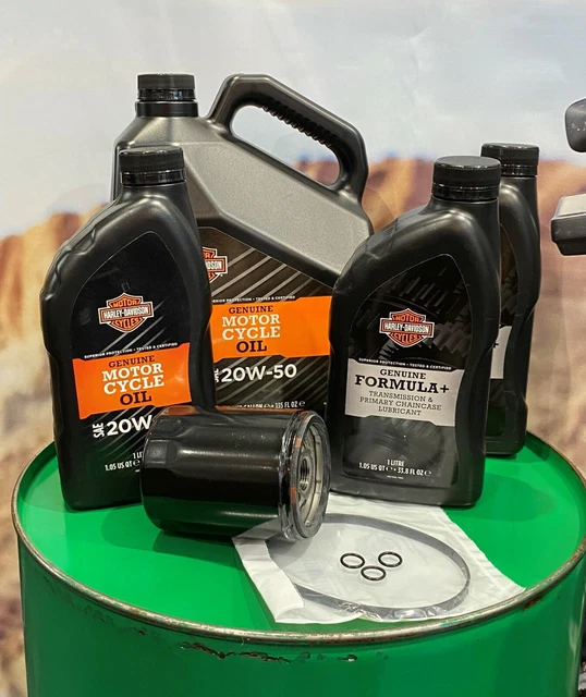 HARLEY DAVIDSON 19LATER Softail M8 Engine Trans Black Oil Filter Service Kit £123.88 PicClick UK