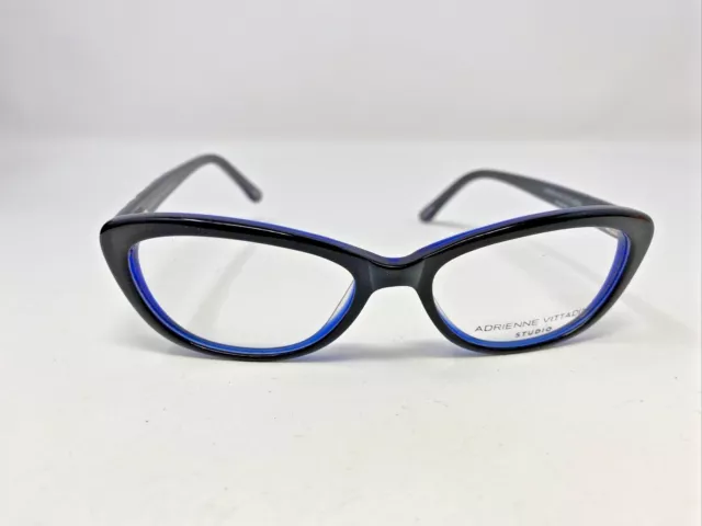 ADRIENNE VITTADINI Eyeglasses Frames AV532S 50-16-135 Blue Full Rim UC95