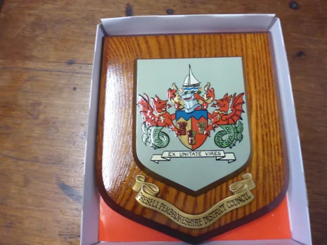 Heraldic shield: Preselli Pembrokeshire Council