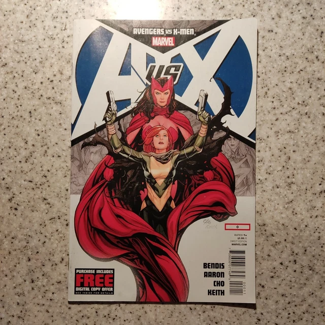 A vs X Comic 0 Avengers versus X-Men Marvel Brian Michael Bendis Frank Cho 2012