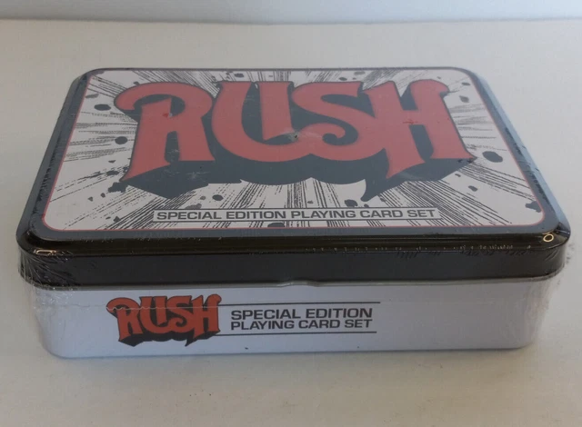 RUSH playing cards Anthem 2011 2 decks special edition tin unopened 3