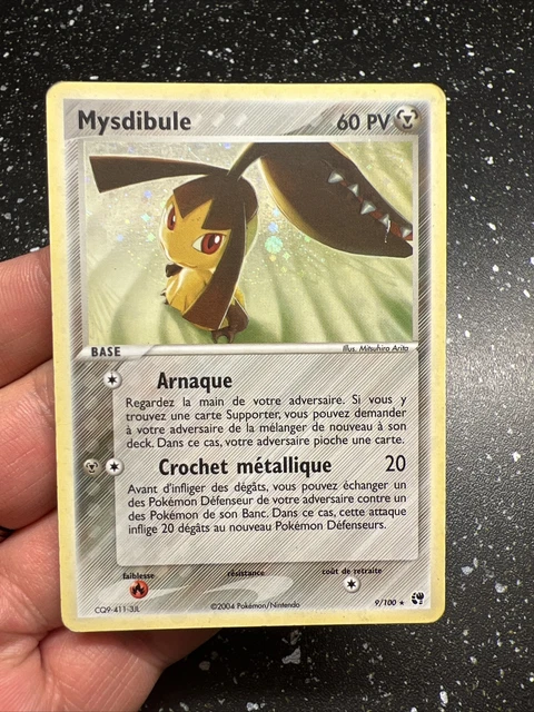 Carte pokemon mysdibule 9/100 ex tempête de sable holo Francais Vf fr