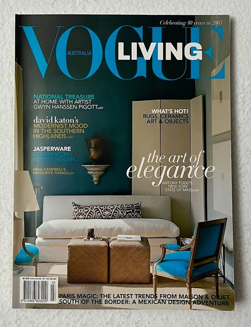 VOGUE LIVING AUSTRALIA, May/June 2007, Vogue, Rare EUR 14,99 - PicClick DE