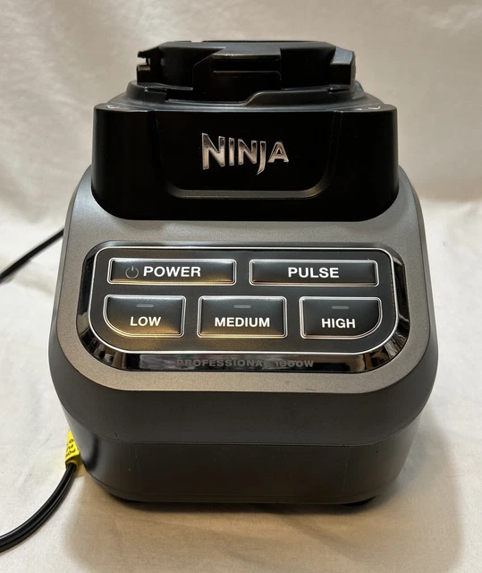 NINJA BL610 1000W Professional Blender Motor Base Only Black Silver