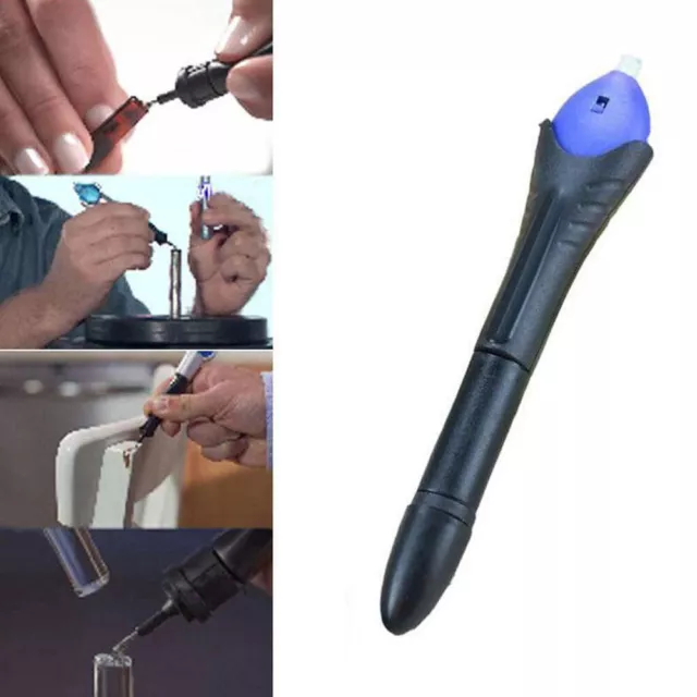 5 Second Glass Welding Compound Glue UV Light Quick Repair Fix Pen Liquid Tool
