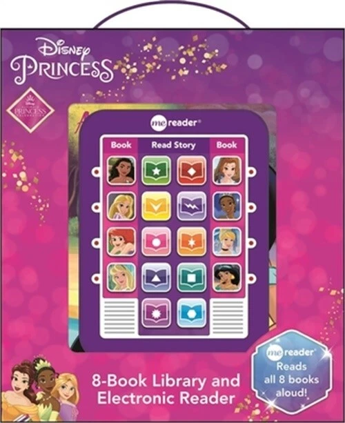 DISNEY PRINCESS ME Reader 8Book Library and Electronic Reader