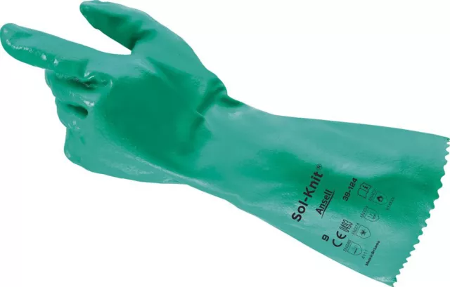 Ansell Handschuh Sol-Knit 39-124 rau 350 mm Gr.10 (Inh. 12 Paar)