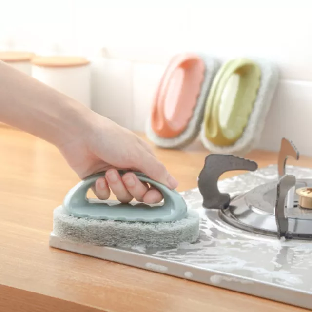 Multipurpose Tile Cleaning Brush Sponge for Home and For Bathtub Handle