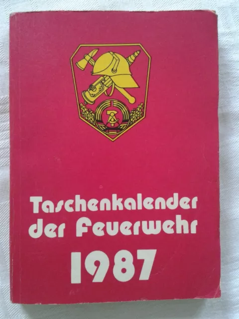 Taschenkalender der Feuerwehr 1987, DDR-Kalender
