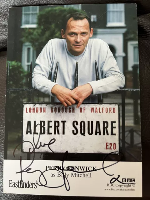 BBC EastEnders Billy Mitchell Hand Signed Cast Card Perry Fenwick Autograph