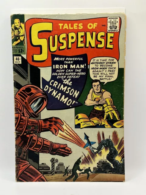 Tales Of Suspense #46 Comic 1St App Crimson Dynamo 1963 Silverage Marvel Comics