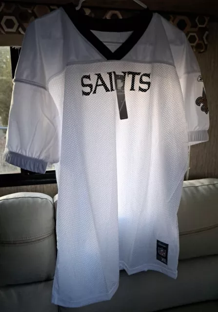 Reebok New Orleans  Saints Official Sideline Jersey, Size XL, Blank, Brand New !