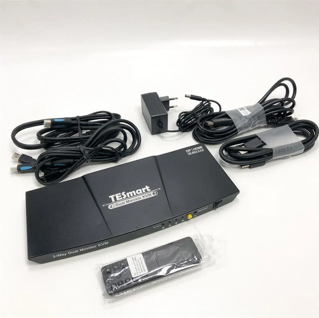 Dual Monitor HDMI KVM Switch 2X2 USB2.0 HDMI KVM Switch 2 In 2 Out 4K 60hz Hdmi 20 Switch Kvm Pc Usb Hdmi I4862268400