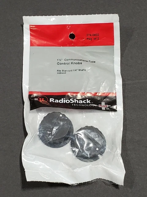 Radio Shack 1.5” Communications Style Control Knobs  - 274-0402