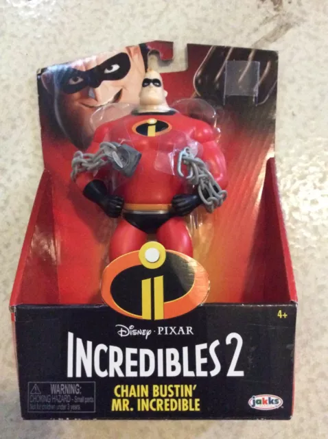 Figurine articulée Disney Pixar Incredibles 2 Mr Incredible Chain Bustin 6 pouces