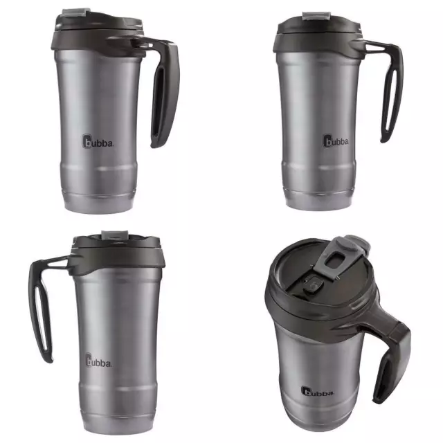 bubba Hero Dual-Wall Vacuum-Insulated Stainless Steel Travel 18 oz., Black