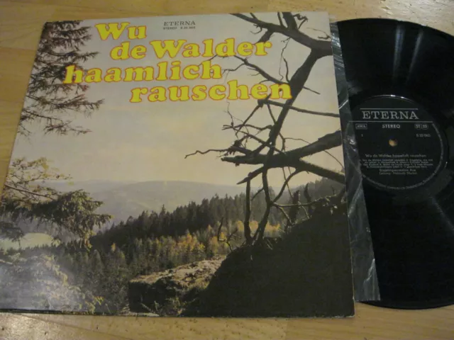 LP Wu de Walder Erzgebirge Erzgebirgsensemble Aue Vinyl Eterna DDR 835065