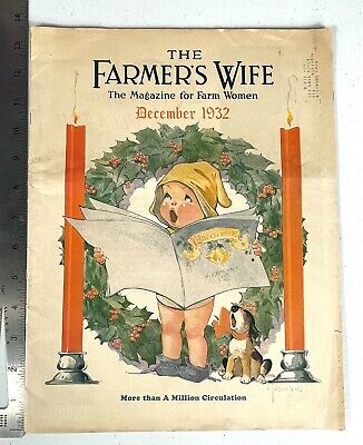 VINTAGE FARMERS WIFE Magazine Charles Twelvetrees December 1932 Co image