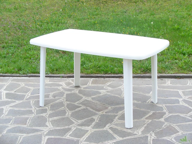 Tavolino Da Esterni TOOMAX PETRA Bianco - Con Coperchio E Vano 21 Litri, 59x39x36 Cm - Foto 5