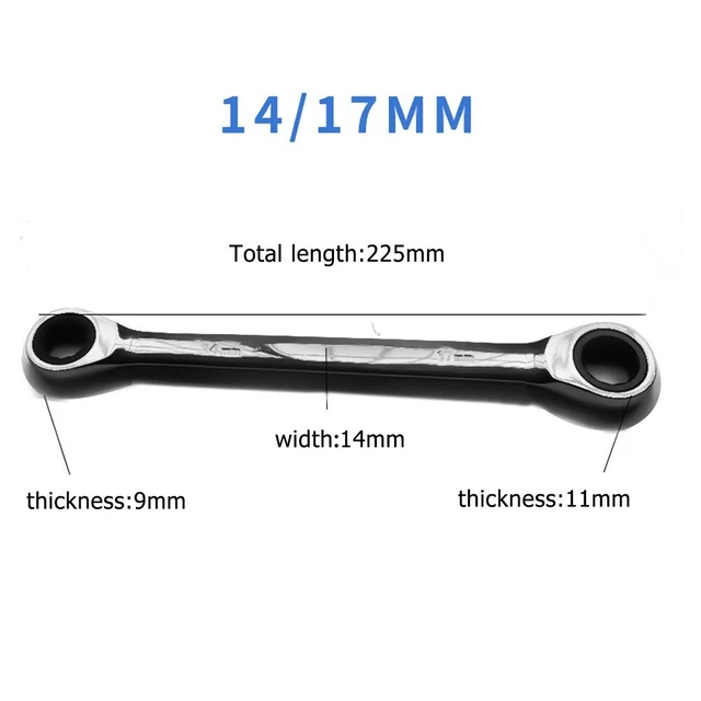 Outil à Main 24-27mm Combinaison Wrenches Ménage Atelier Équipement Durable 3