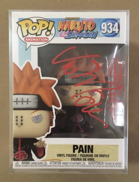 Vic Mignogna Signed Exclusive Pain Funko Pop 934 W/ Insc. Naruto. Beckett COA