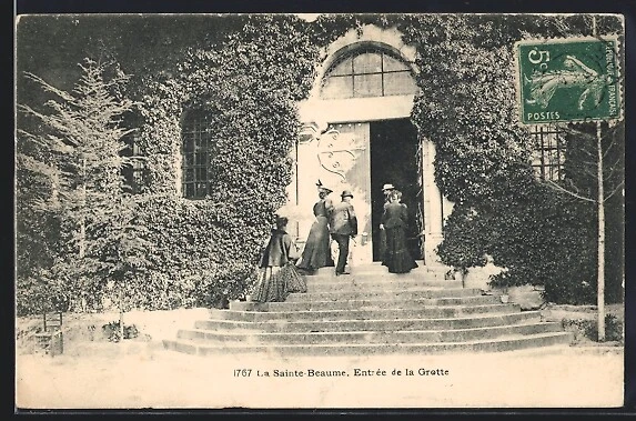 Carte Postale Ancienne CPA 11 La Beaume Vieille Eglise - Scène Animée - Années 1900
