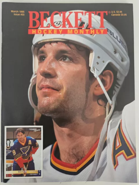 Beckett Hockey Monthly Magazine #53. March 1995.