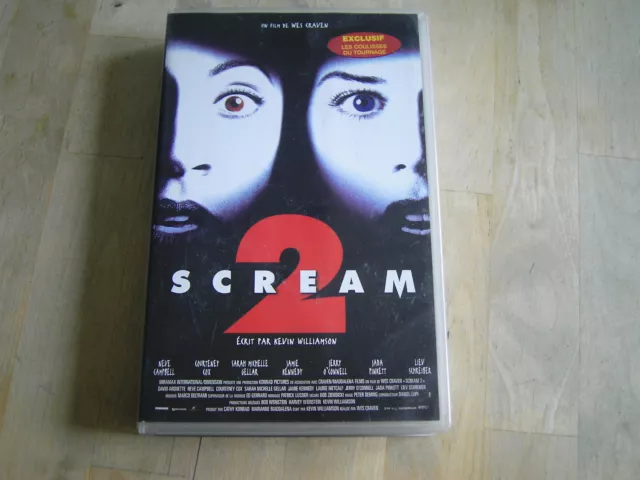 K7 VHS / CASSETTE VIDEO - SCREAM 2 film de WES CRAVEN