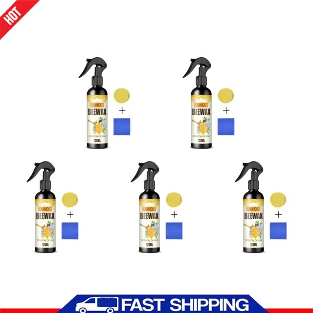 120ml Protezione Mobili Lucidatura Usura Spray Cera d'Api Resistente Per Pavimento (B)