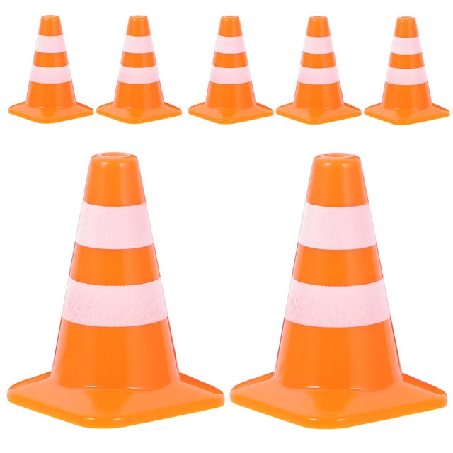 24 PCS JOUET De Barricade Panneau Signalisation Plastique Enfant Cônes