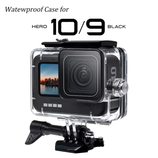 Waterproof Housing Case for GoPro Hero 9/10/11 Black, 147FT/45M Protective Under