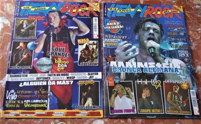 Heavy Rock  2 Spanish Magazine Rammstein On Cover
