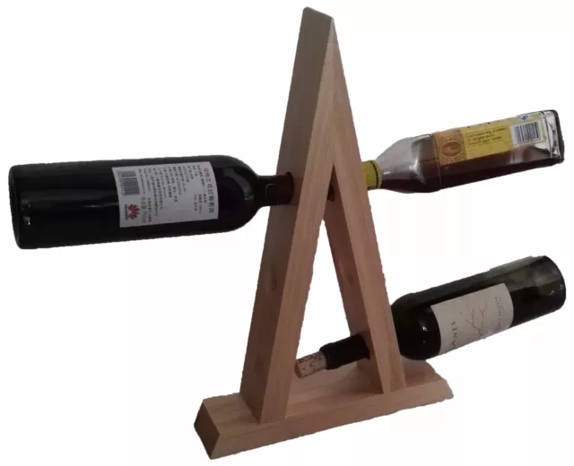 RTA Vino Scaffale Portabottiglie Galleggiante Magico Porta 6 Bottiglie FSC Pino