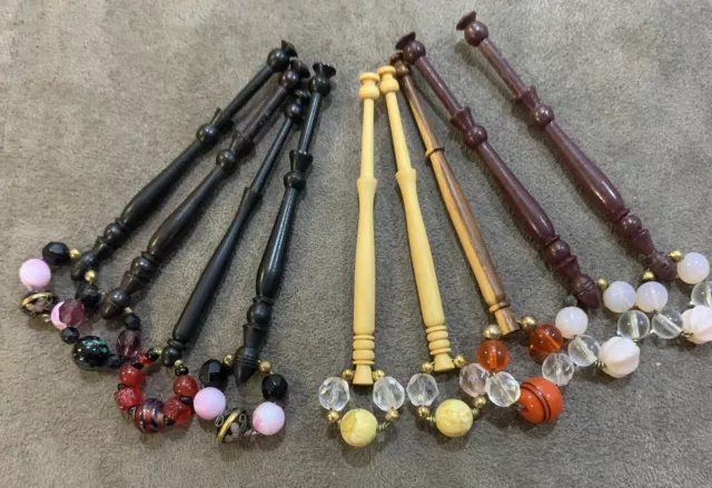 Lace Making Bobbins X 9