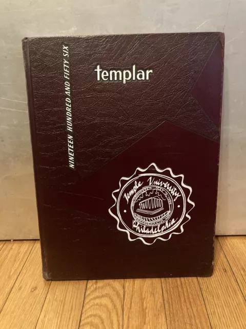 Vintage 50’s 1956 TEMPLE UNIVERSITY “Templar” YEARBOOK Philadelphia PA Philly