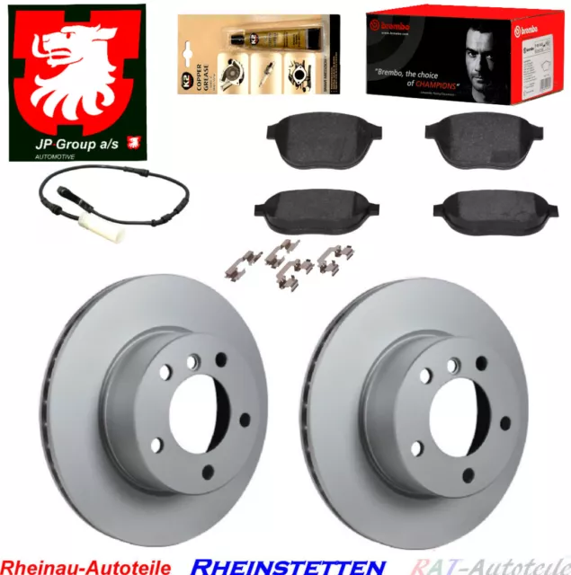 Bremsscheiben SATZ  SET Vorne BMW 1 E81 E87 für Standart Fahrwerk