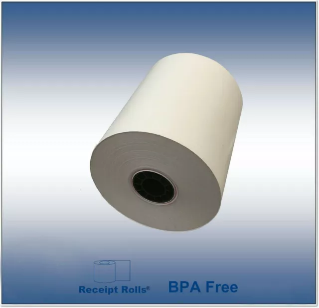 3 1/8" (80mm) x 230' BPA Free Thermal Receipt Paper Rolls w/ Splice* - 50 rolls