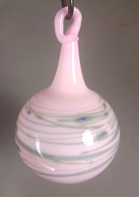 Hand Blown Glass Ornament Ball . Self Representing Artist (SRA) 3