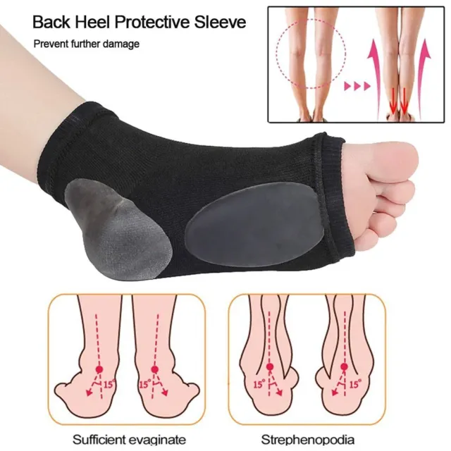 Pain Gel Protective Socks Heel Pad Back Heel Protective Sleeve Heel Protectors