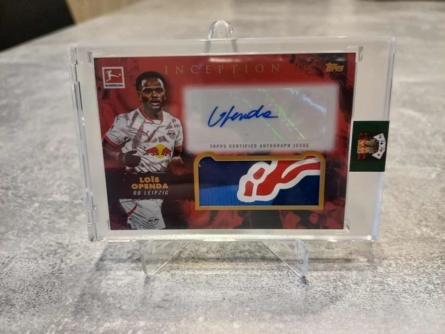 Carte Topps Midnight Antonio Nusa - Patch Autographe RB Leipzig Bundesliga 24/25