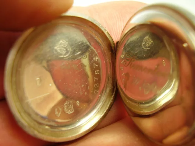 Antike kleine 800 Silber Taschenuhr um 1910 (4) 3