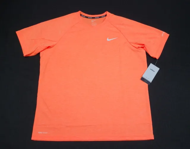 Nike Swim Dri-Fit Shirt UPF 40+ Men's  (NESSA589-822) Volt Orange