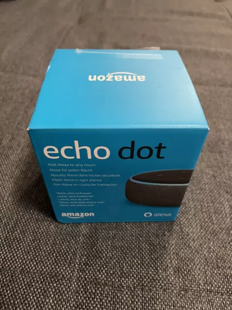 Amazon Echo Dot 3rd Gen. Smart Lautsprecher - Holzkohle