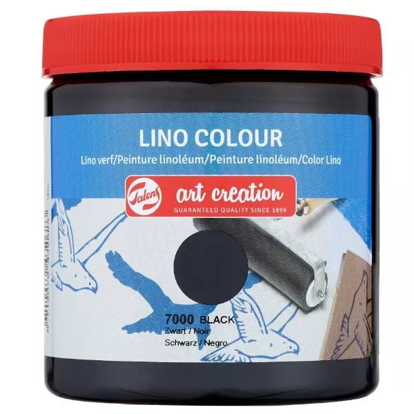(35,80€/L) Linoleumfarbe Art Creation 7000 Schwarz Talens 250 ml Dose