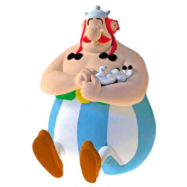 Asterix - Figurine PVC Plastoy - Obelix avec Idefix Asterix - Figurine PVC Plastoy - Obelix avec Idefix