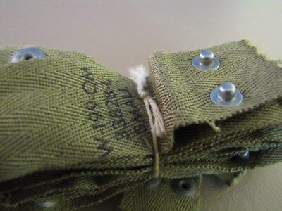 Original WW2 M1 helmet liner nape strap, small, unissued excellent 1 nape each