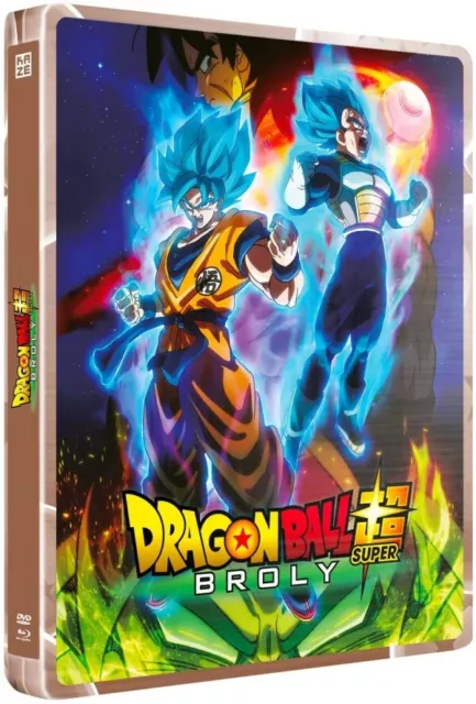 SteelBook Dragon Ball Super -Broly- Blu-Ray + DVD-Édition boîtier SteelBook Neuf
