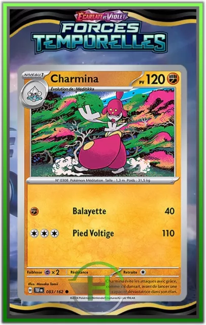 Charmina - EV5:Forces Temporelles - 083/162 - Carte Pokémon Française Neuve